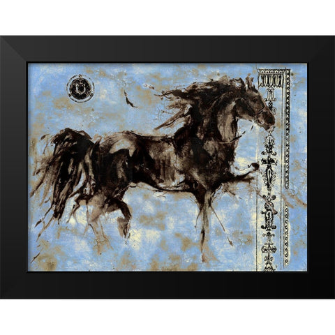 Lepa Zena 21 Black Modern Wood Framed Art Print by Wiley, Marta