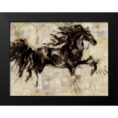 Lepa Zena 27 Black Modern Wood Framed Art Print by Wiley, Marta