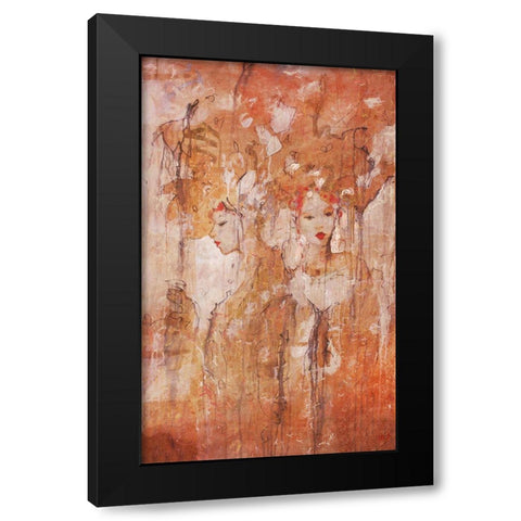 Renaissance sepia I Black Modern Wood Framed Art Print by Wiley, Marta