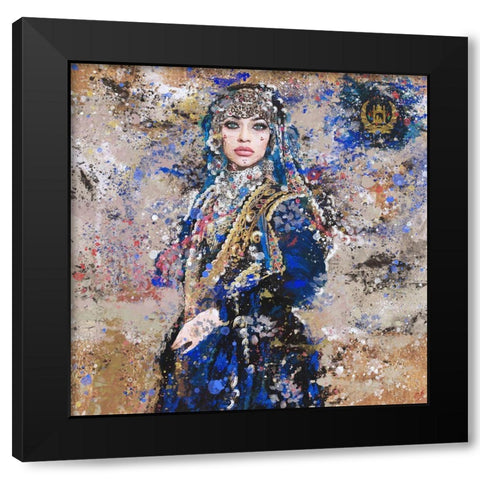 Afganistan I Black Modern Wood Framed Art Print with Double Matting by Wiley, Marta