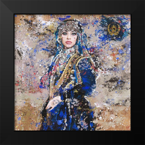 Afganistan I Black Modern Wood Framed Art Print by Wiley, Marta