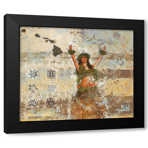 Sun Salutation I Black Modern Wood Framed Art Print with Double Matting by Wiley, Marta