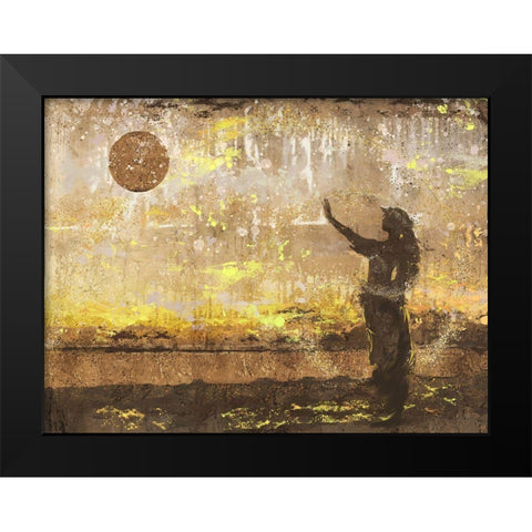 Sun Salutation III Black Modern Wood Framed Art Print by Wiley, Marta
