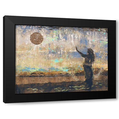 Sun Salutation V Black Modern Wood Framed Art Print with Double Matting by Wiley, Marta
