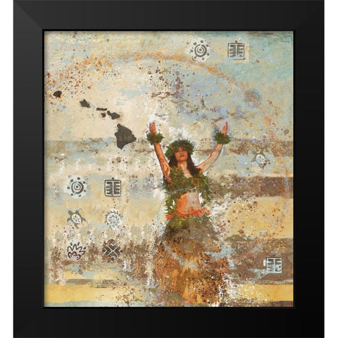 Sun Salutation VII Black Modern Wood Framed Art Print by Wiley, Marta