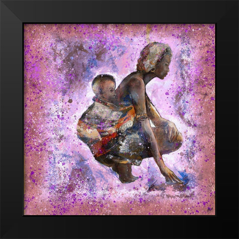 Destiny IIII Black Modern Wood Framed Art Print by Wiley, Marta