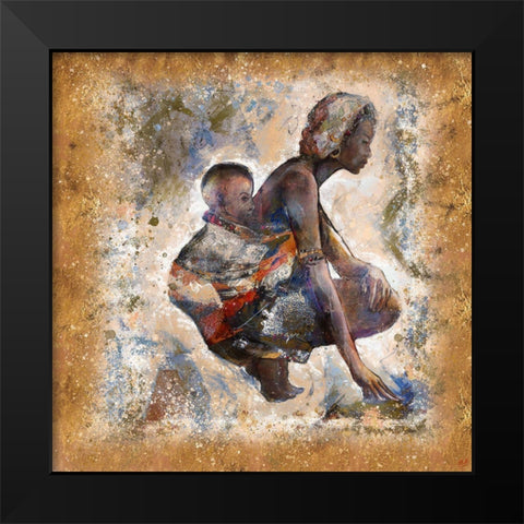 Destiny VI Black Modern Wood Framed Art Print by Wiley, Marta