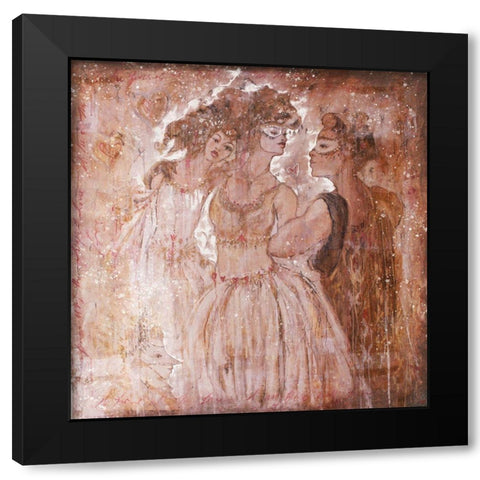 Mystic Muse Black Modern Wood Framed Art Print with Double Matting by Wiley, Marta