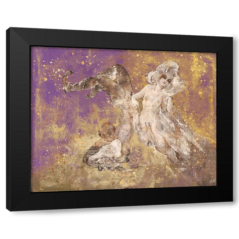 Shell boy VI Black Modern Wood Framed Art Print by Wiley, Marta