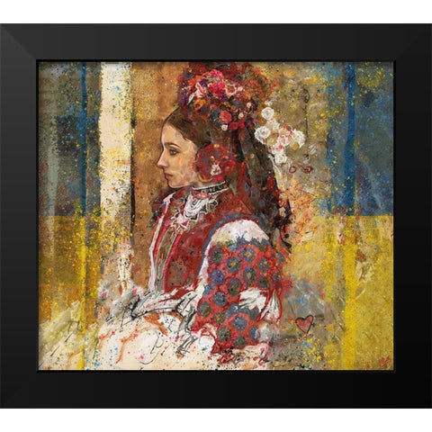 Ukraine II Vertical Black Modern Wood Framed Art Print by Wiley, Marta