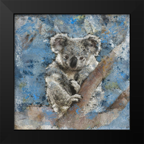 Koala II Black Modern Wood Framed Art Print by Wiley, Marta