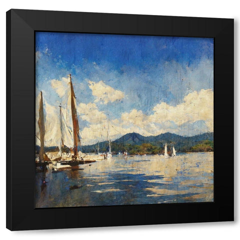 Sunny-Valle De Bravo Black Modern Wood Framed Art Print with Double Matting by Wiley, Marta
