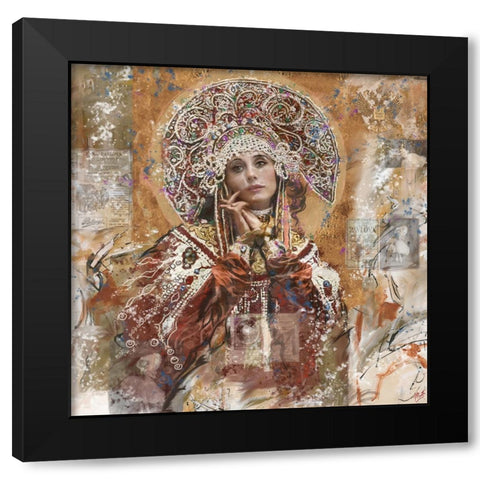 Ana Povlava, Russia Series Black Modern Wood Framed Art Print by Wiley, Marta
