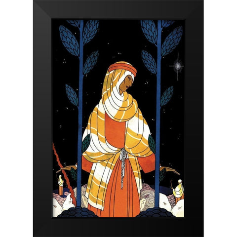Palestine-Starlight, 1925 Black Modern Wood Framed Art Print by McIntosh, Frank