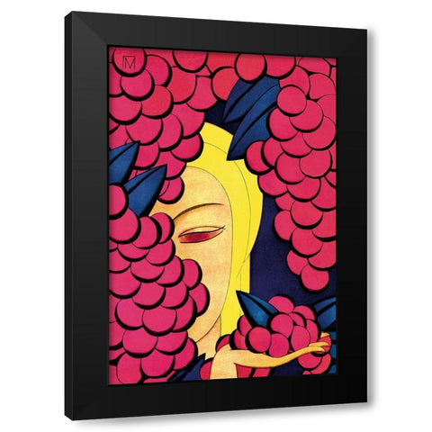 A Persian Vintage, 1926 Black Modern Wood Framed Art Print by McIntosh, Frank