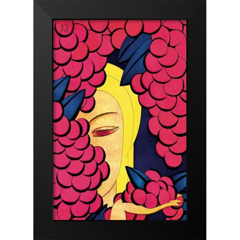 A Persian Vintage, 1926 Black Modern Wood Framed Art Print by McIntosh, Frank