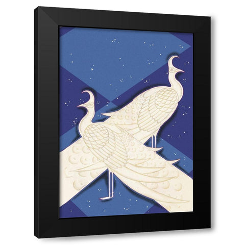 Indian Lyric, 1927 Black Modern Wood Framed Art Print with Double Matting by McIntosh, Frank