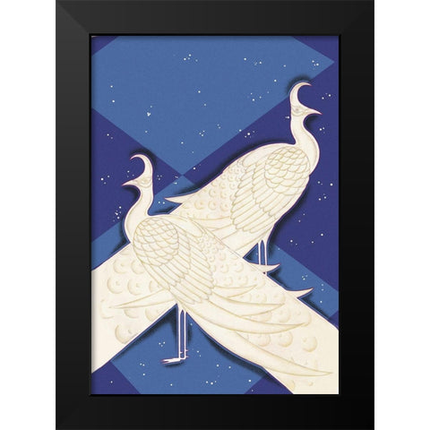 Indian Lyric, 1927 Black Modern Wood Framed Art Print by McIntosh, Frank