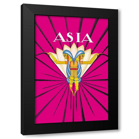 Indian Dance, 1927 Black Modern Wood Framed Art Print by McIntosh, Frank