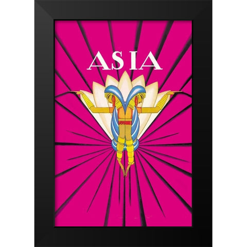 Indian Dance, 1927 Black Modern Wood Framed Art Print by McIntosh, Frank