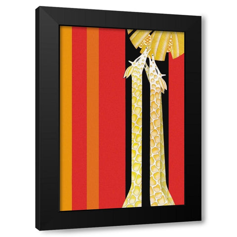 African Landscape, 1929 Black Modern Wood Framed Art Print by McIntosh, Frank