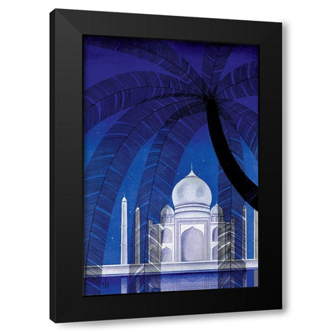 In Agra, 1930 Black Modern Wood Framed Art Print by McIntosh, Frank
