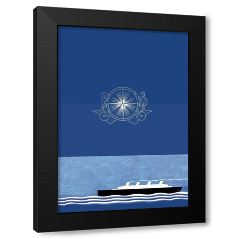 The Voyage Out No Title, 1931 Black Modern Wood Framed Art Print by McIntosh, Frank