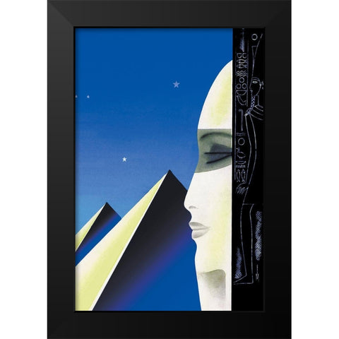Setting for an Egyptian Story, 1931 Black Modern Wood Framed Art Print by McIntosh, Frank