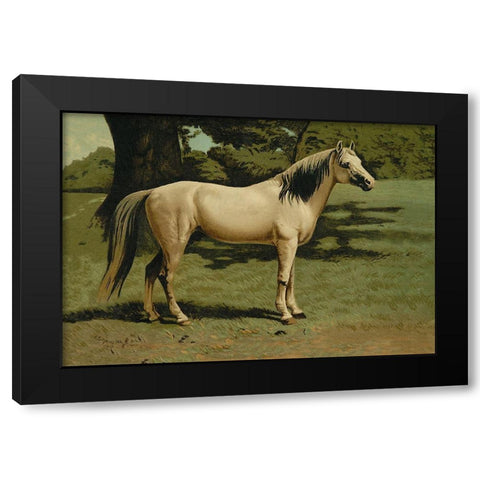 General Grants Charger, 1900 Black Modern Wood Framed Art Print by Sidney, Samuel