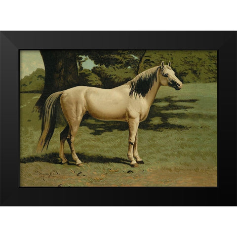 General Grants Charger, 1900 Black Modern Wood Framed Art Print by Sidney, Samuel