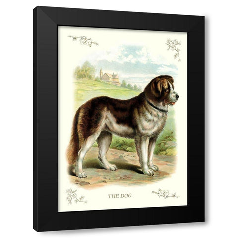 The Dog, 1900 Black Modern Wood Framed Art Print by Unknown