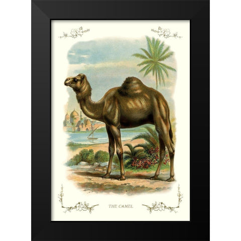 The Camel, 1900 Black Modern Wood Framed Art Print by Unknown