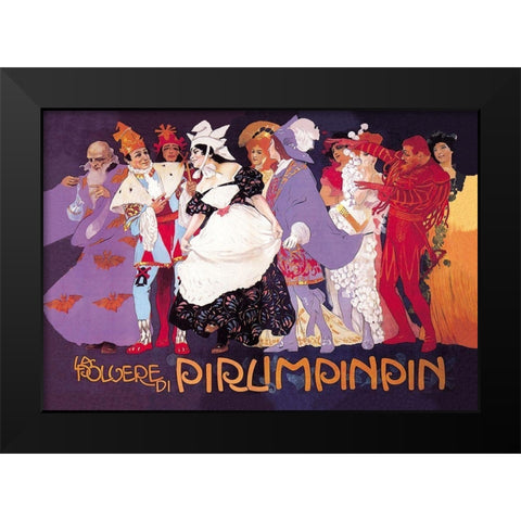 La Polvere di Pirlimpinpin Black Modern Wood Framed Art Print by Unknown