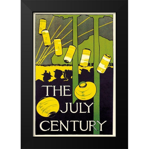 The July Century, 1895 Black Modern Wood Framed Art Print by Woodbury, Charles H.