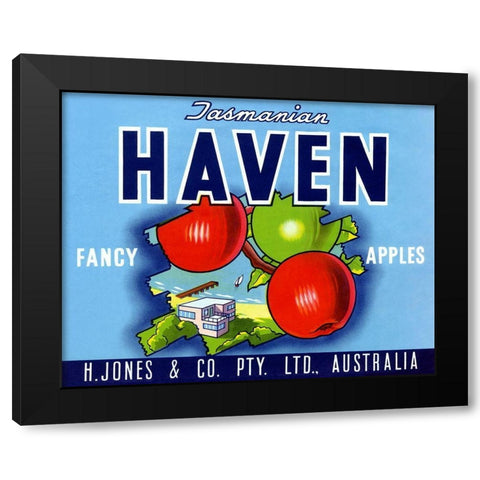 Haven Black Modern Wood Framed Art Print by Unknown