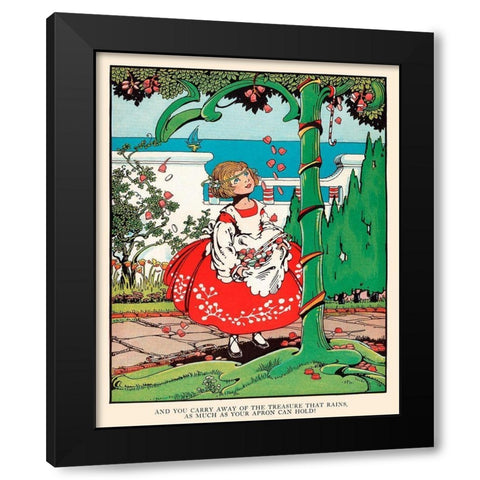 Carry Away the Treasure Black Modern Wood Framed Art Print by Field, Eugene