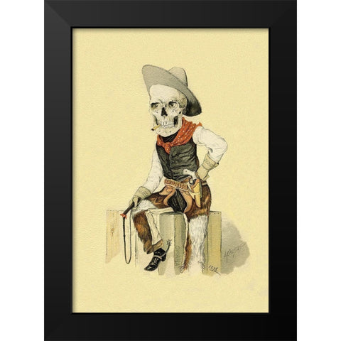 Death Finds No Fault Black Modern Wood Framed Art Print by Frusius