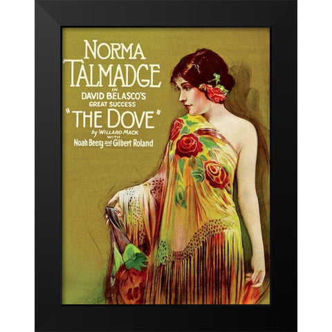 Vintage Film Posters: Dove Black Modern Wood Framed Art Print by Unknown