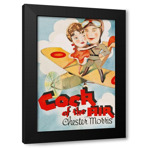 Vintage Film Posters: Cock of the Air Black Modern Wood Framed Art Print by Unknown