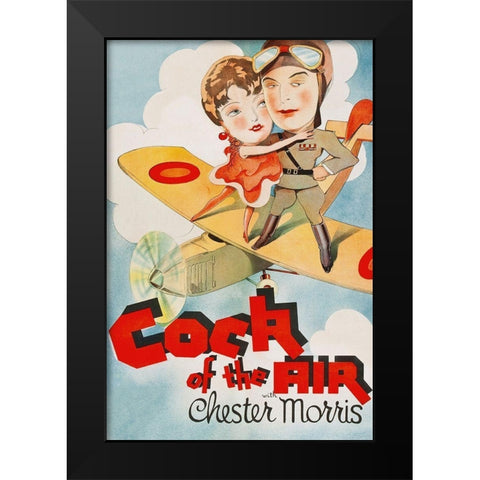 Vintage Film Posters: Cock of the Air Black Modern Wood Framed Art Print by Unknown