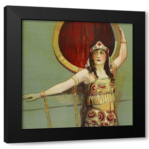 Vintage Film Posters: Her Purchase Price - Detail Black Modern Wood Framed Art Print by Unknown