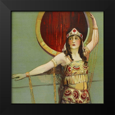 Vintage Film Posters: Her Purchase Price - Detail Black Modern Wood Framed Art Print by Unknown