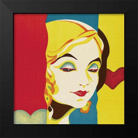 Vintage Film Posters: Seduction Erotik - Detail Black Modern Wood Framed Art Print by Unknown