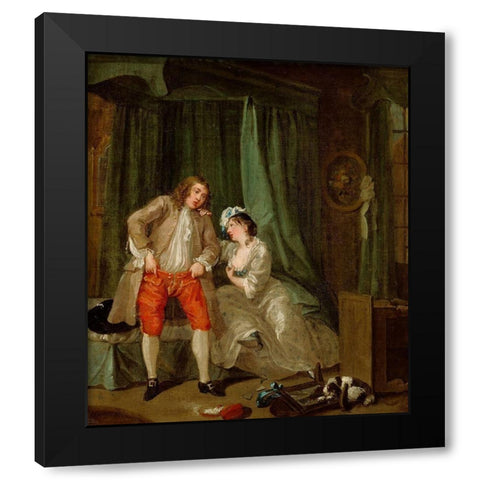 After Black Modern Wood Framed Art Print with Double Matting by Hogarth, William