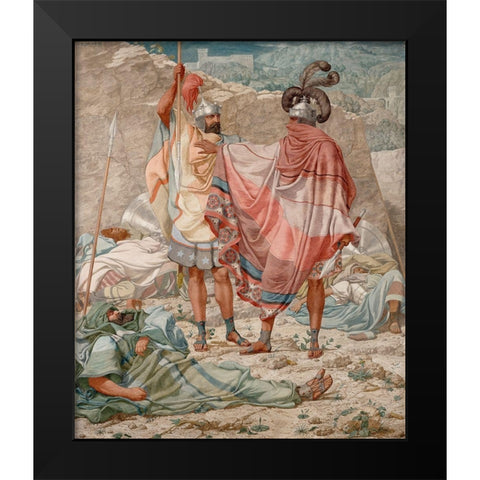 Mercy: David Spareth Sauls Life Black Modern Wood Framed Art Print by Dadd, Richard