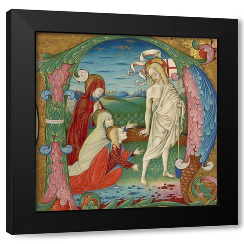 Cutting from an Antiphonal Black Modern Wood Framed Art Print with Double Matting by da Gallarate, Bartolomeo Riossi