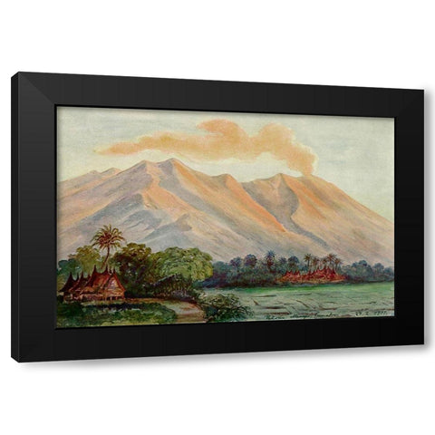 Riesen-Myrte von Ceylon Urwald von Horton-Plains Black Modern Wood Framed Art Print with Double Matting by Haeckel, Ernst