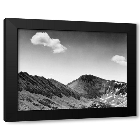 Coloseum Mountain, Kings River Canyon, proposed as a national park, California, 1936 Black Modern Wood Framed Art Print with Double Matting by Adams, Ansel