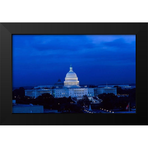 U.S. Capitol, Washington, D.C. #2 Black Modern Wood Framed Art Print by Highmith, Carol