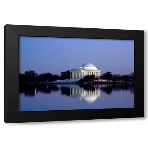 Jefferson Memorial, Washington, D.C. Number 2 Black Modern Wood Framed Art Print with Double Matting by Highmith, Carol